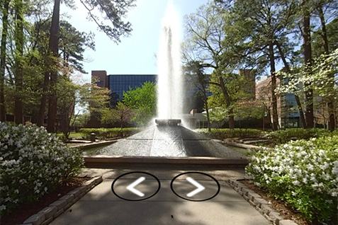 Cooper Fountain virtual tour page.