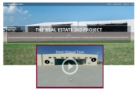 Real Estate virtual tour page.