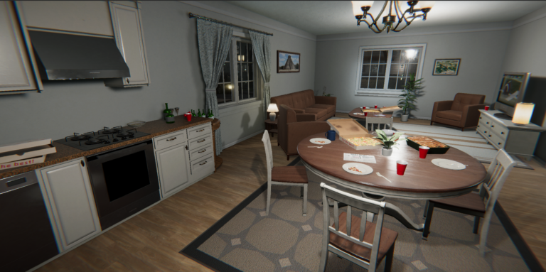 Crime Scene 360 - Dining Room