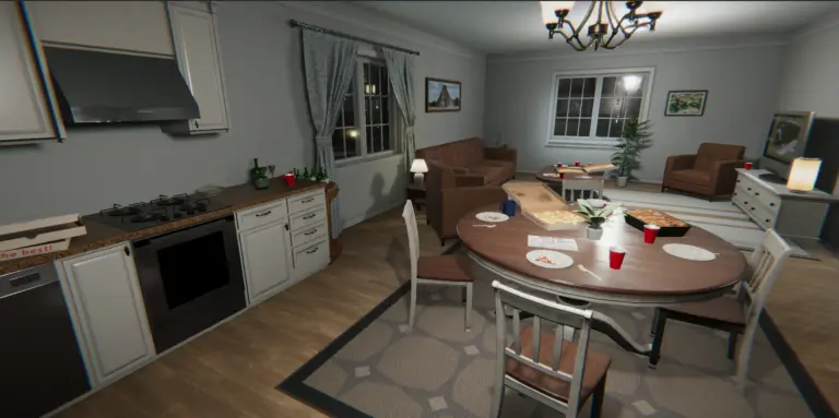 crime scene 360 kitchen